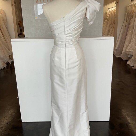 Jenny Yoo Isla Gown with Overskirt Size 10 NEW Taffeta - Picture 10 of 16